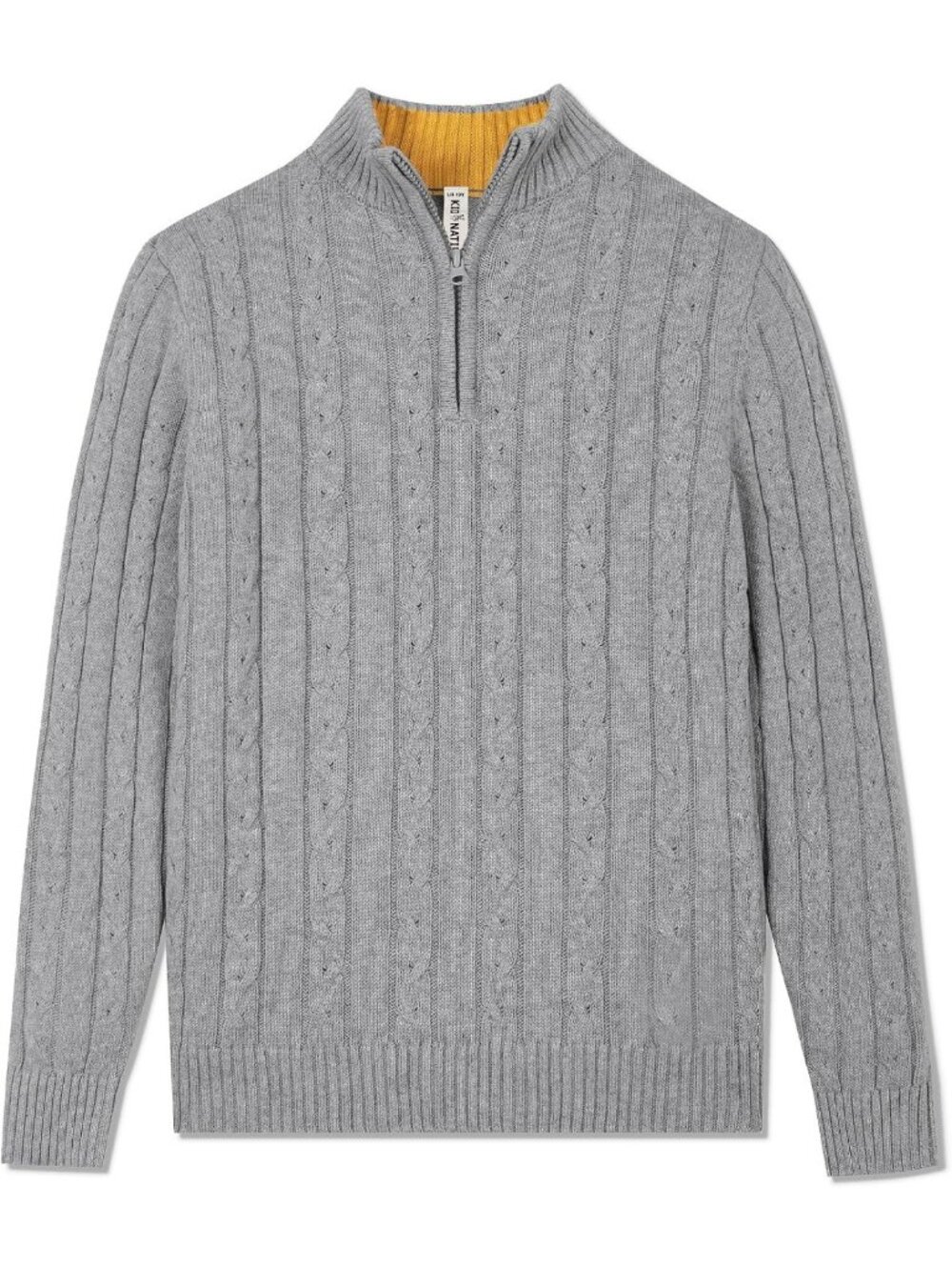 Cozy Kids Cable Knit Quarter Zip Sweater - Cotton Pullover for Boys, Stylish